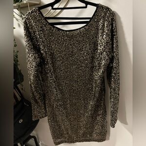 A&F sequins dress